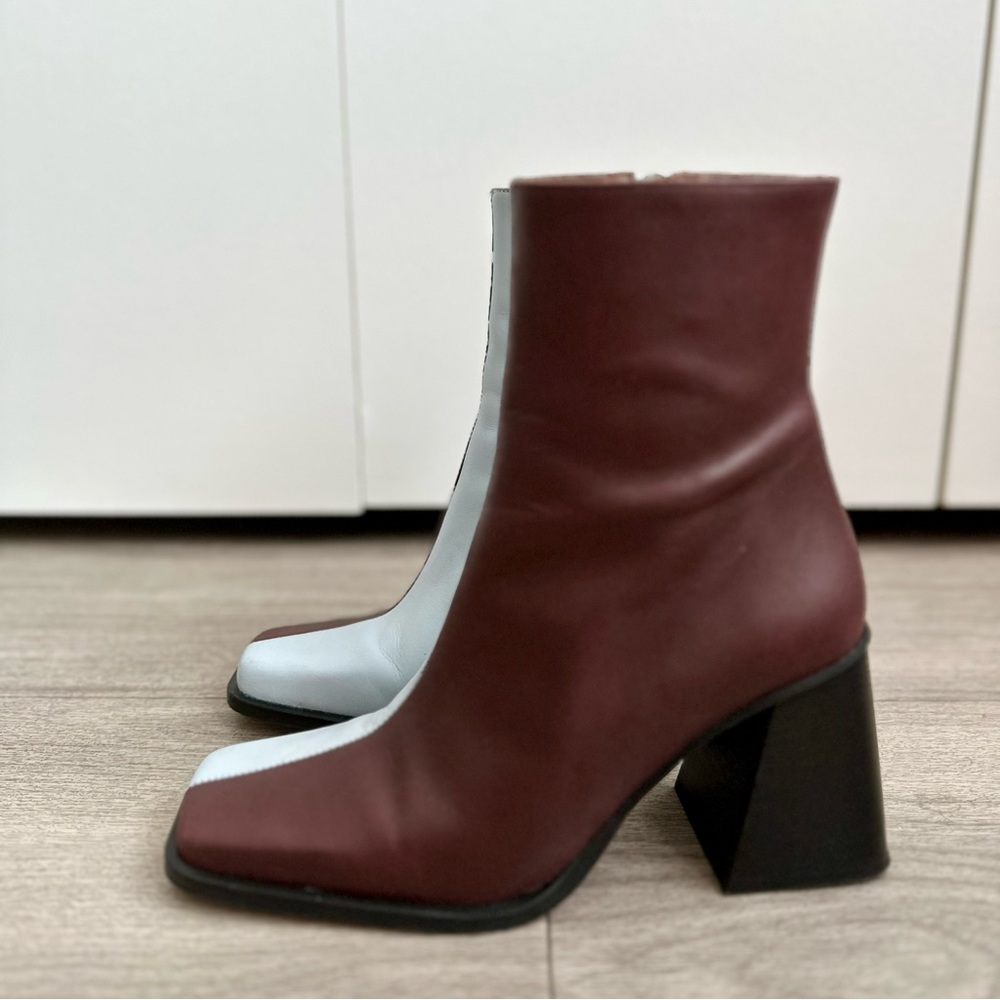 Alohas South Bicolor Boots - Blue & Dark Burgundy - Picture 8 of 12